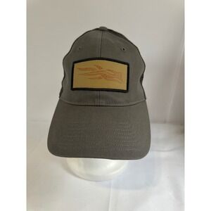 Sitka Ball Cap Trucker Hat Mens Adjustable Patch Logo Gray